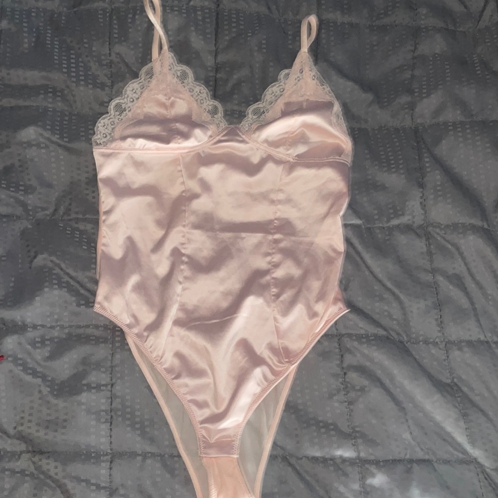 Baby pink lingerie